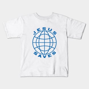 Jesus Saves (Globe) Kids T-Shirt